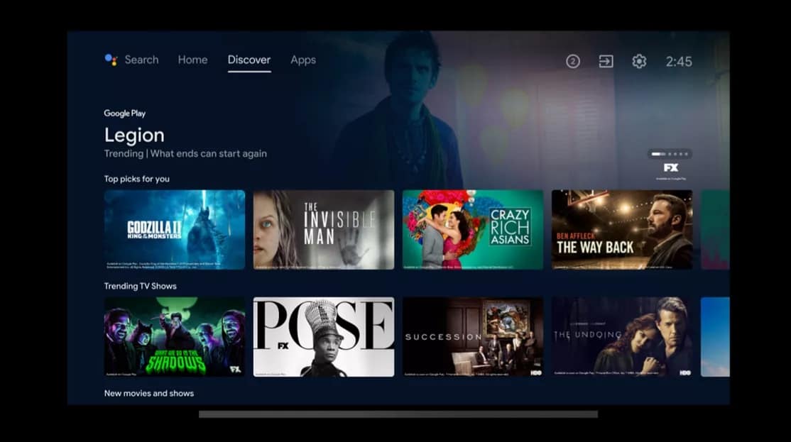 Android tv, google tv, Disney+ problema de som