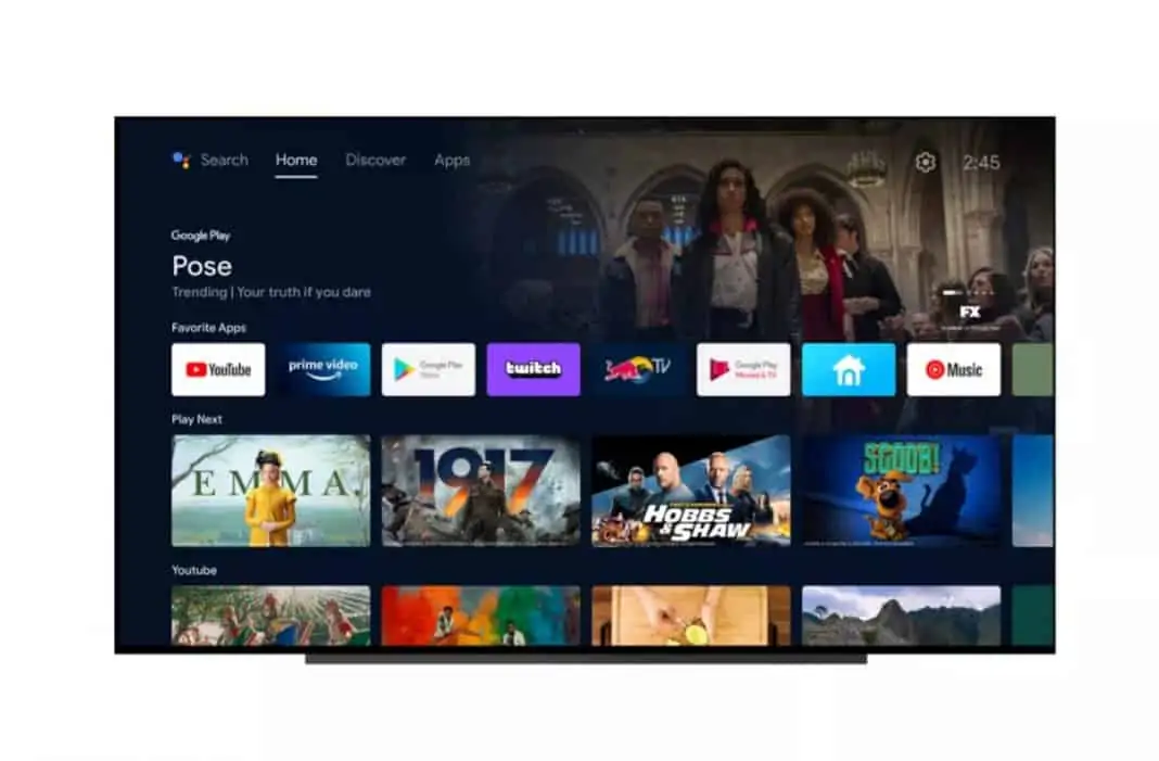 Android TV 13 oficial, poupança de energia tvs