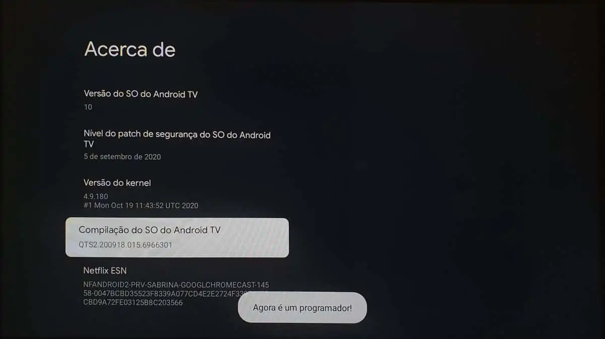 Google TV-programador