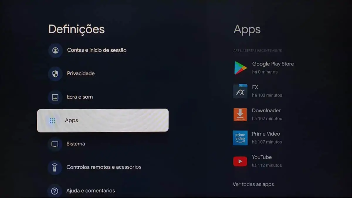 Google TV-apps