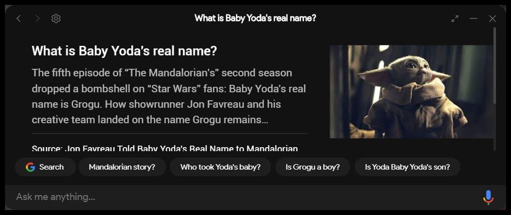 assistente da google Windows