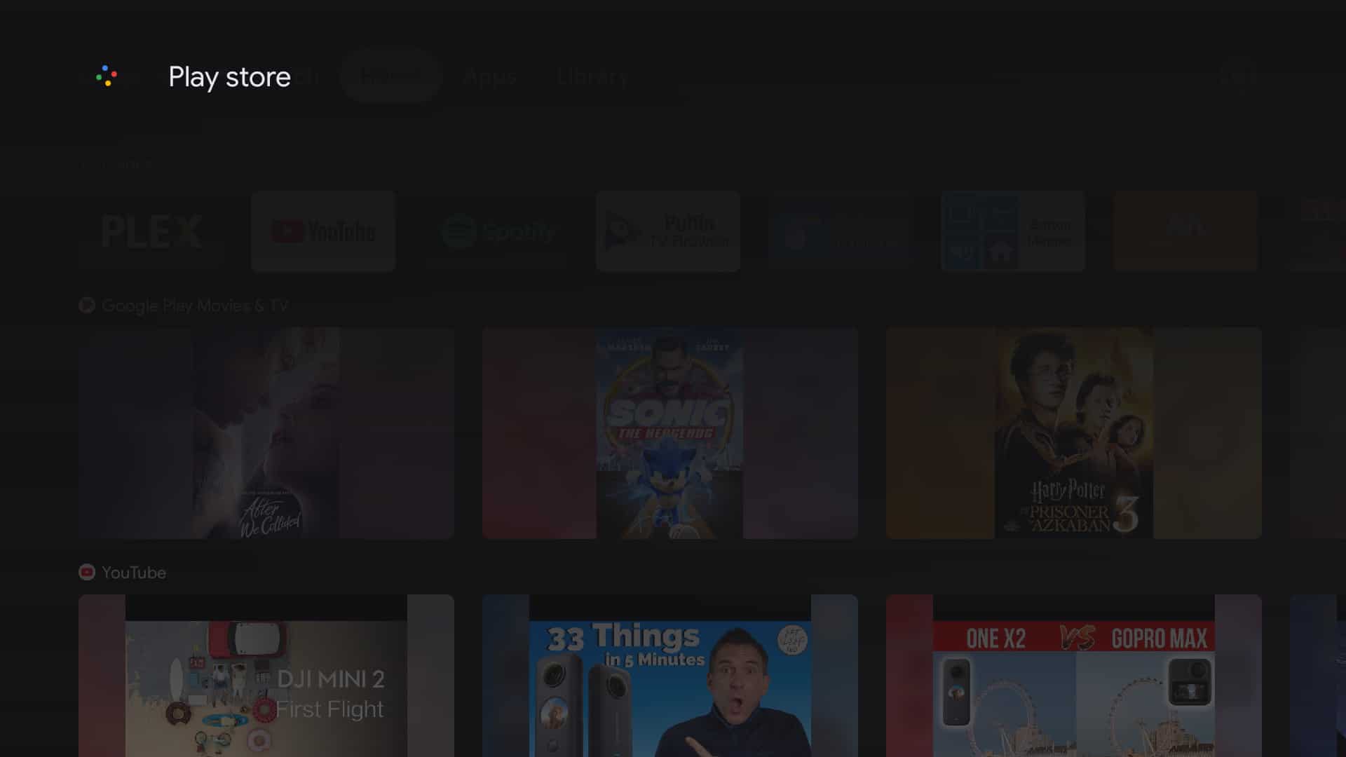 Google TV voice