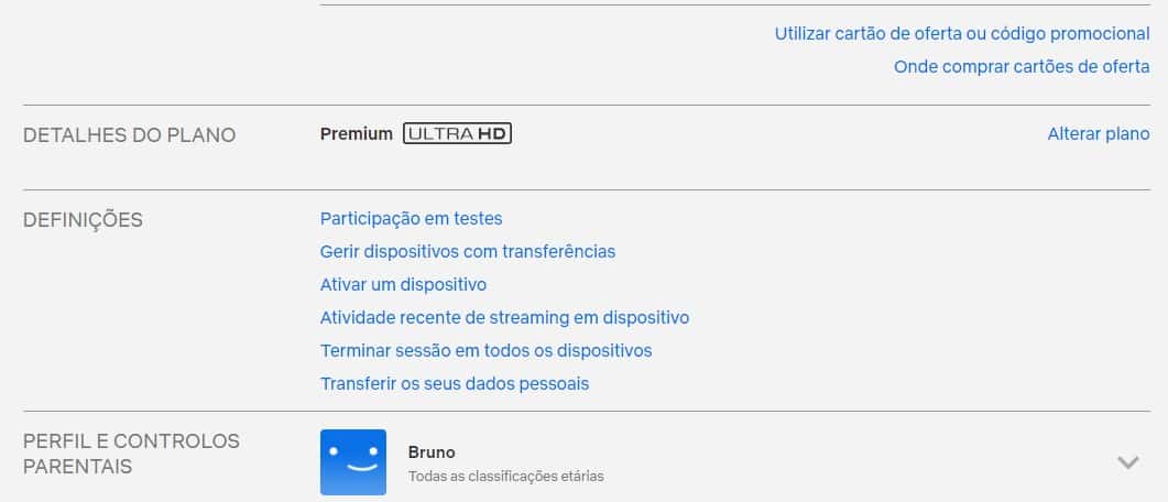 Quem está a usar a conta do Netflix? Terminar sessão nos dispositivos