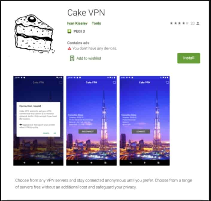 Play Store roubam dados