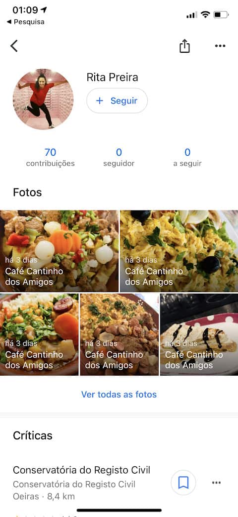 Google Maps instagram