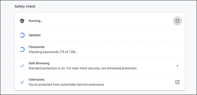 Google Chrome verificação