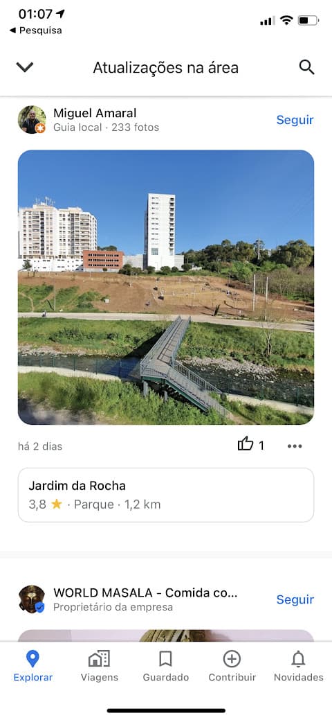 Google Maps facebook