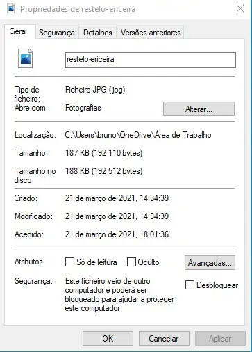 Windows 10 esconder ficheiros