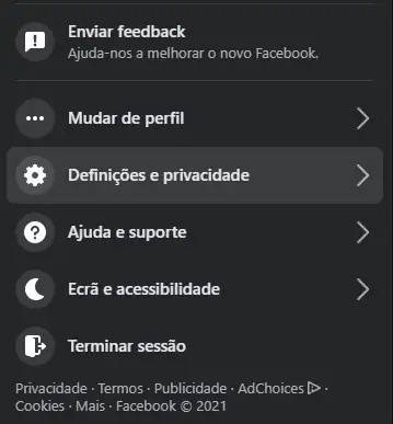 proteger roubo Facebook