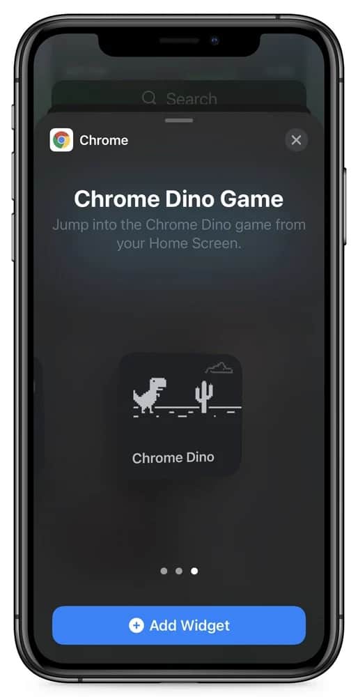 Dinossauro da Google acaba de chegar aos widgets do iPhone - Leak
