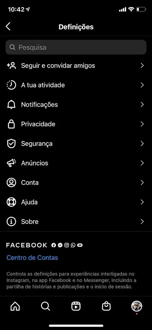 Instagram entrar conta