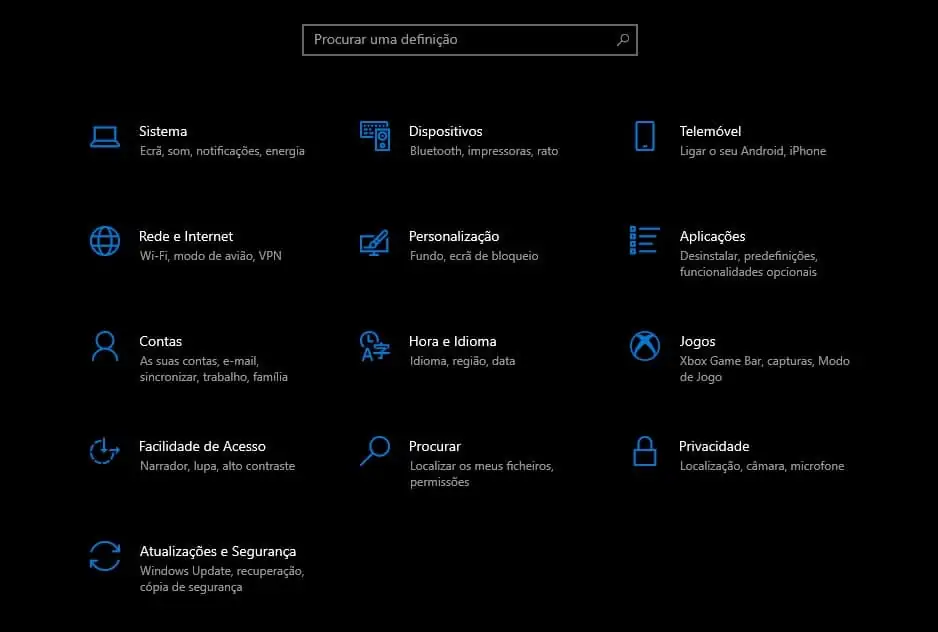 Desinstalar la actualización de Windows 10