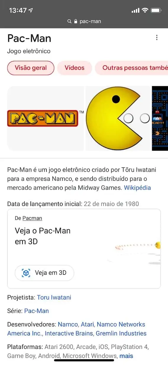 Vamos jogar Pac-Man no Google Maps?, Jogo