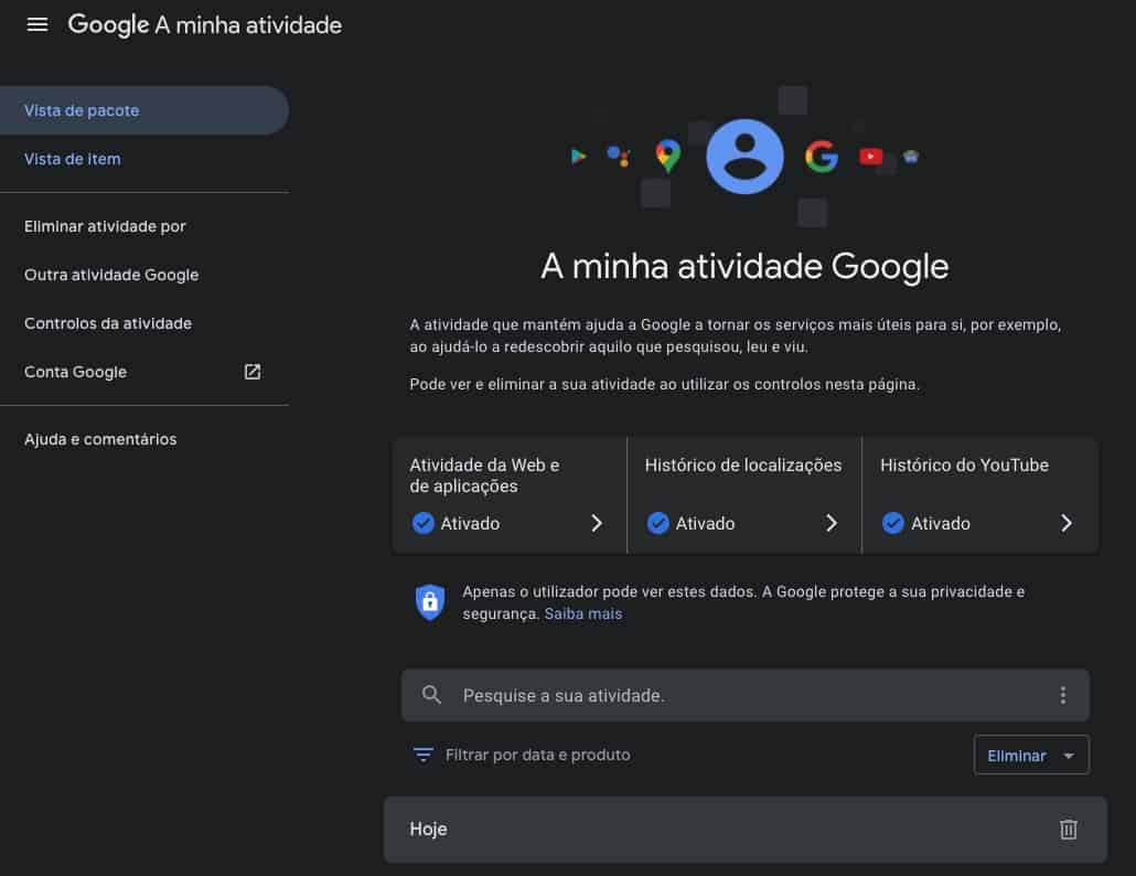 Gmail conta segredo