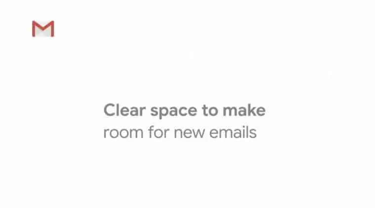 Gmail aviso problema caixa cheia