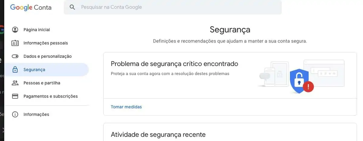 acedeu conta google, Gmail conta segredo