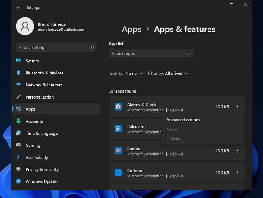 Windows 11 testar
