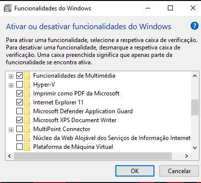 Windows 10 dados