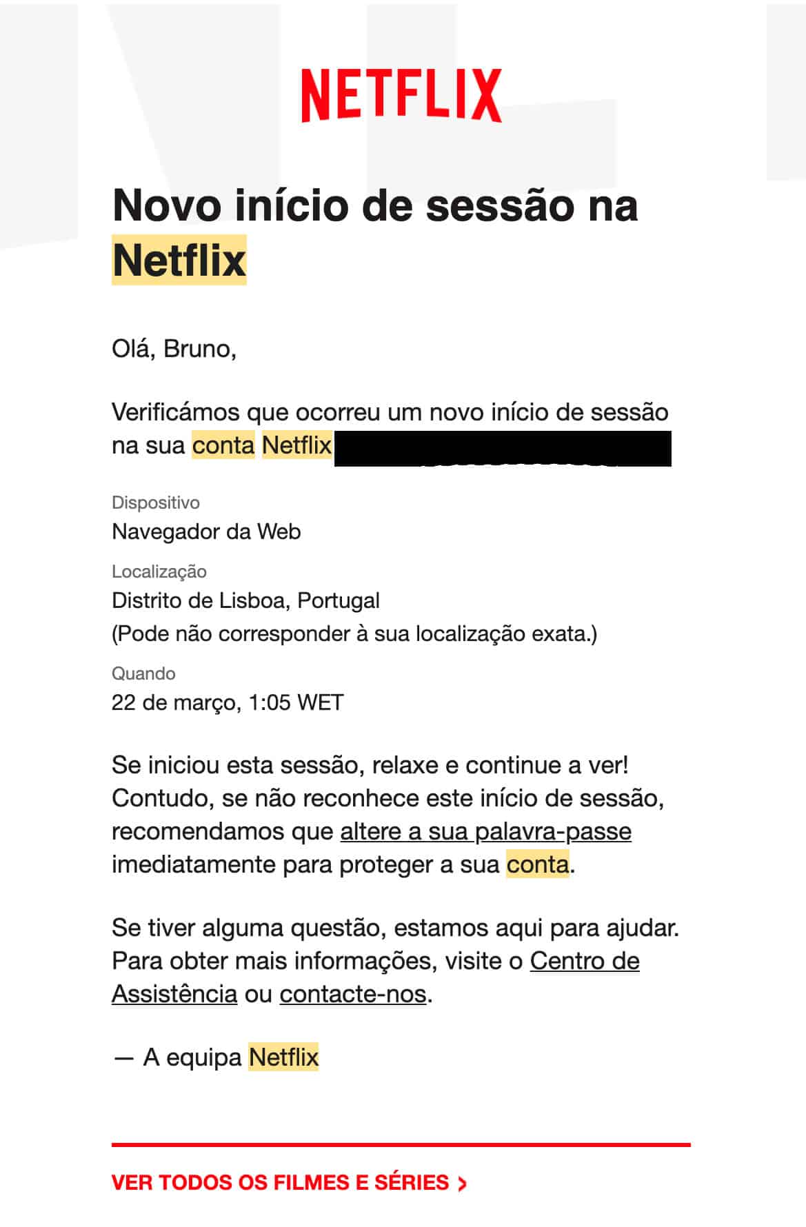 Netflix muda partilha de conta em Portugal a partir de 21 de