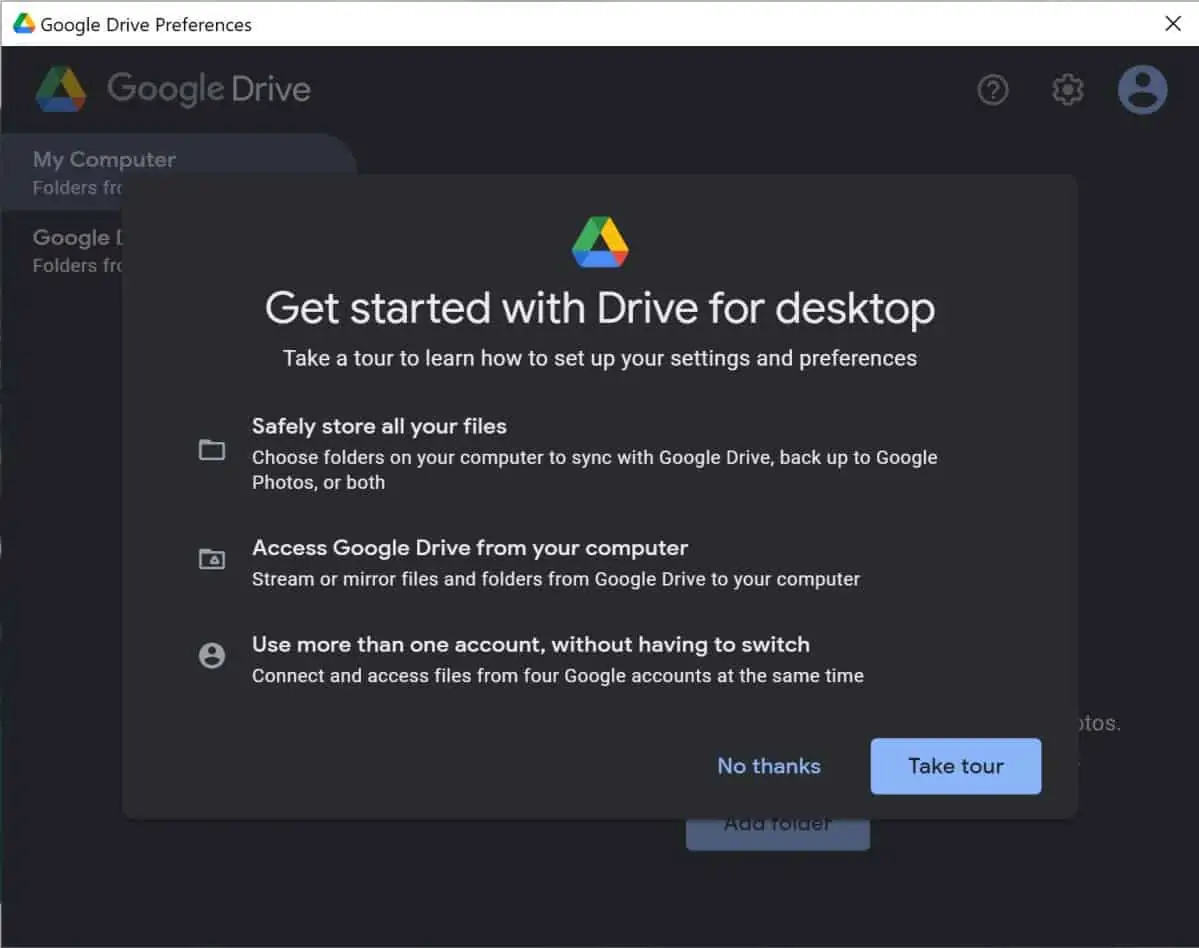 Google Drive para desktop