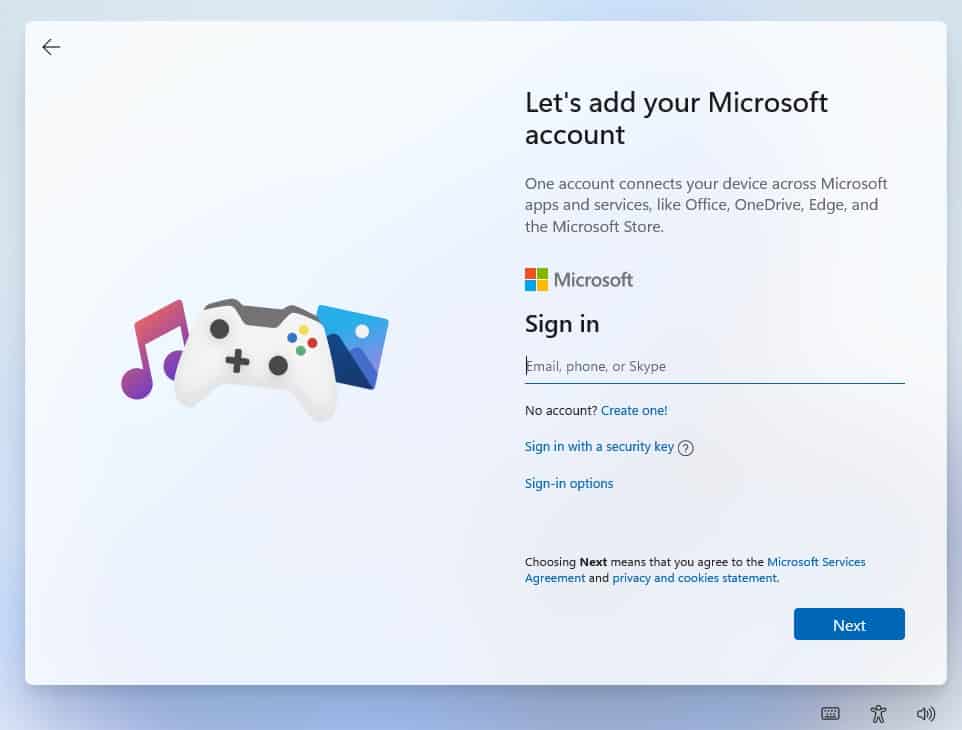 tutorial Windows 11 - adicione a conta Microsoft