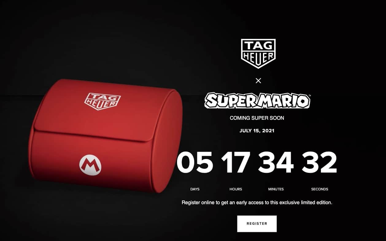 relógio Super Mário