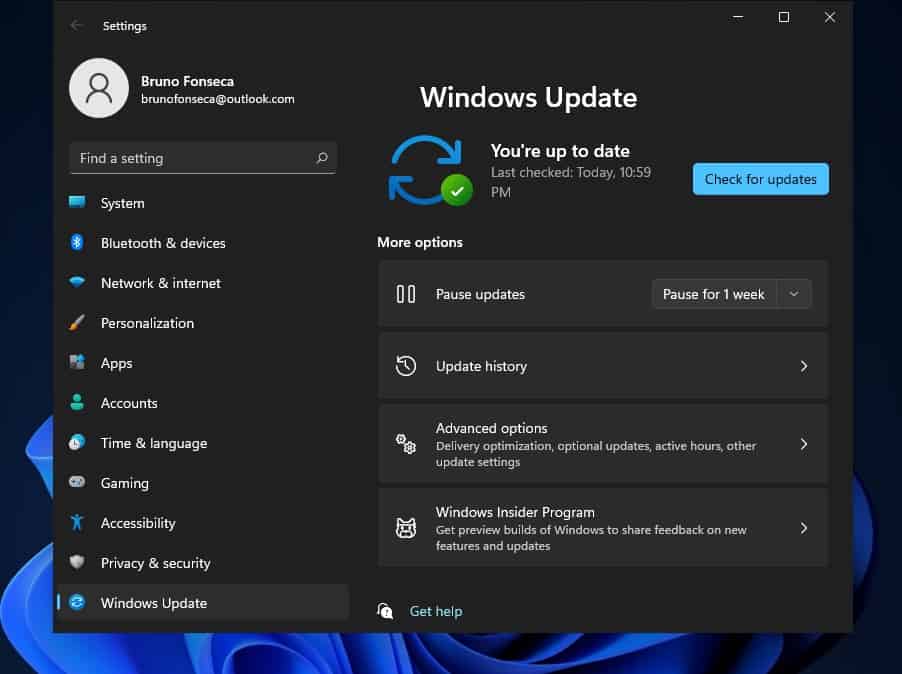 Windows 11 testar