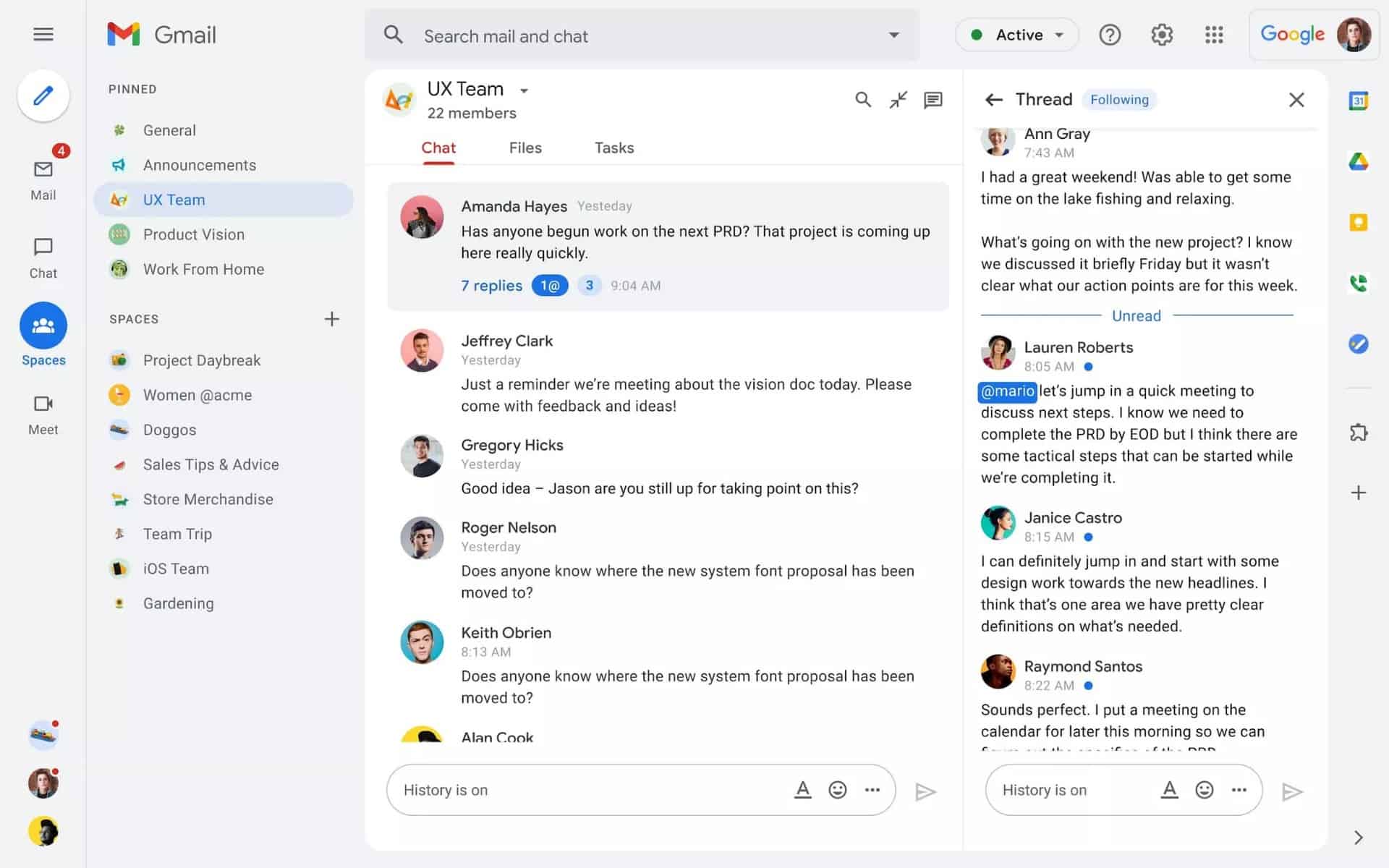 Gmail Android vídeo