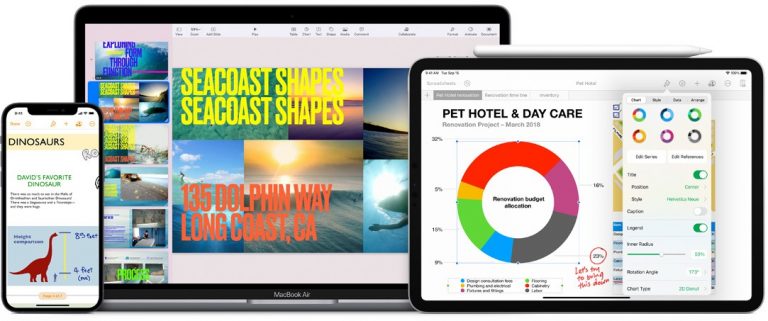 iWork: há novidades no Keynote, Pages e Numbers!