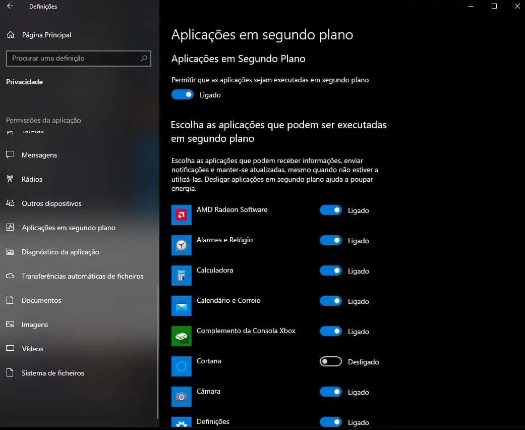 Windows 10 desative, continuar no Windows 10