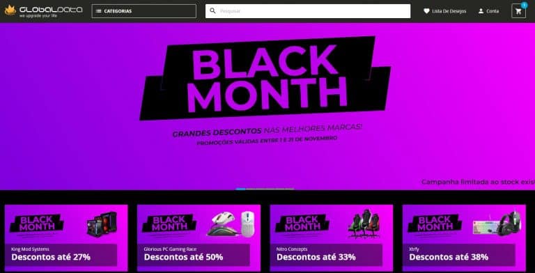 Promoções: Globaldata começou o ‘Black Month’ de forma viral!