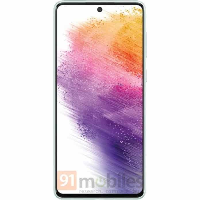 Galaxy A73 design câmara