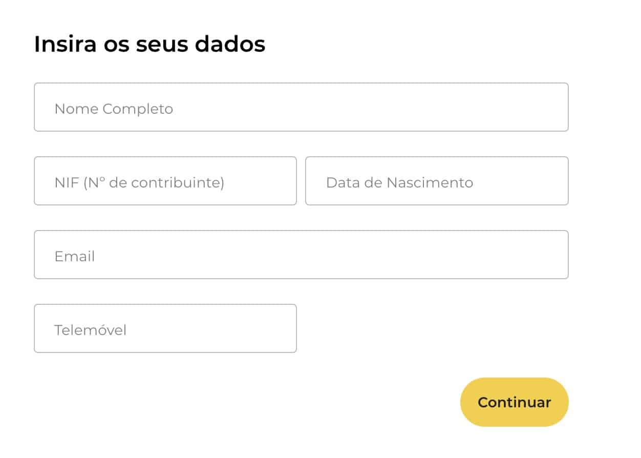 formulários internet