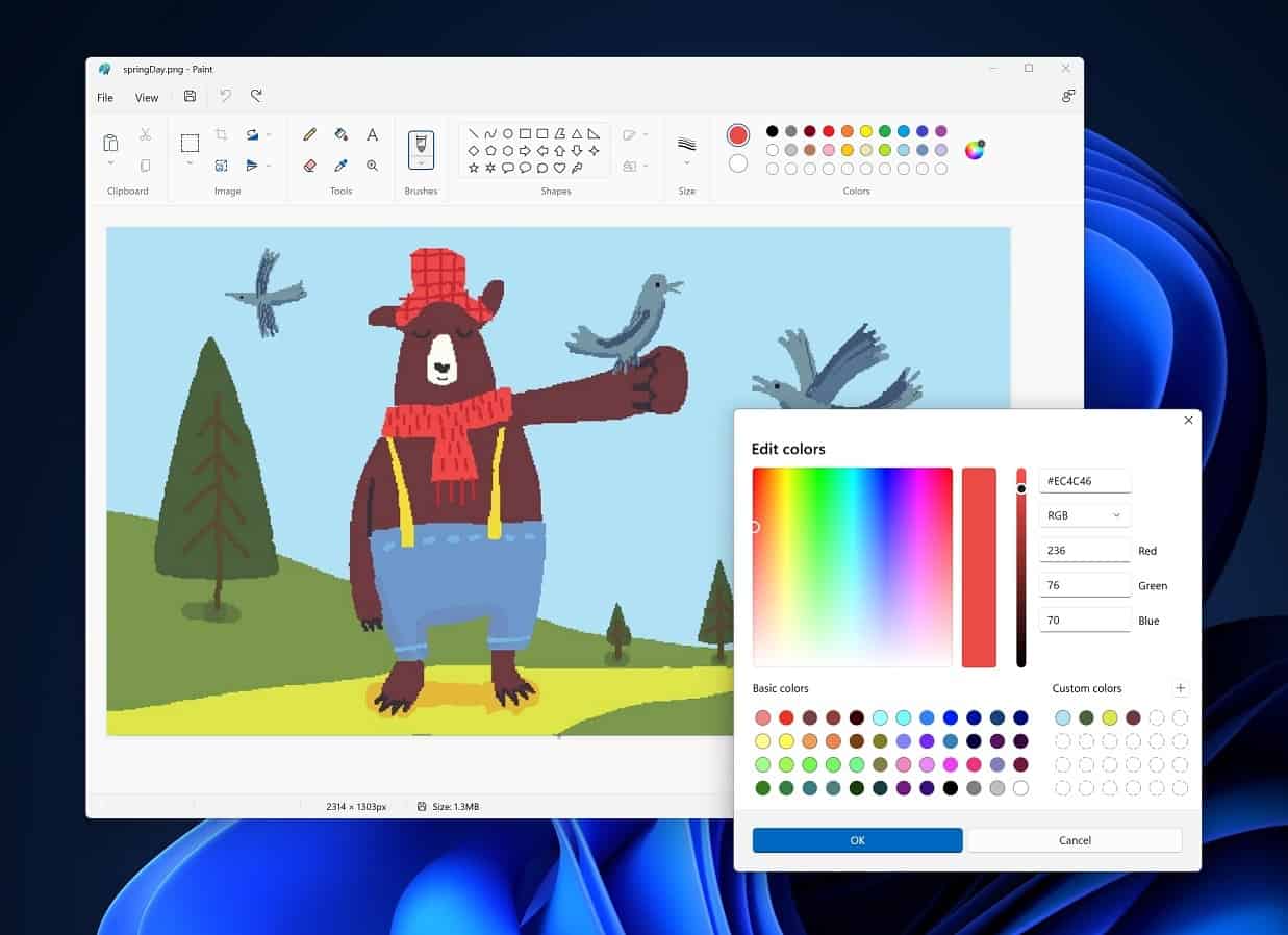 Paint do Windows 11