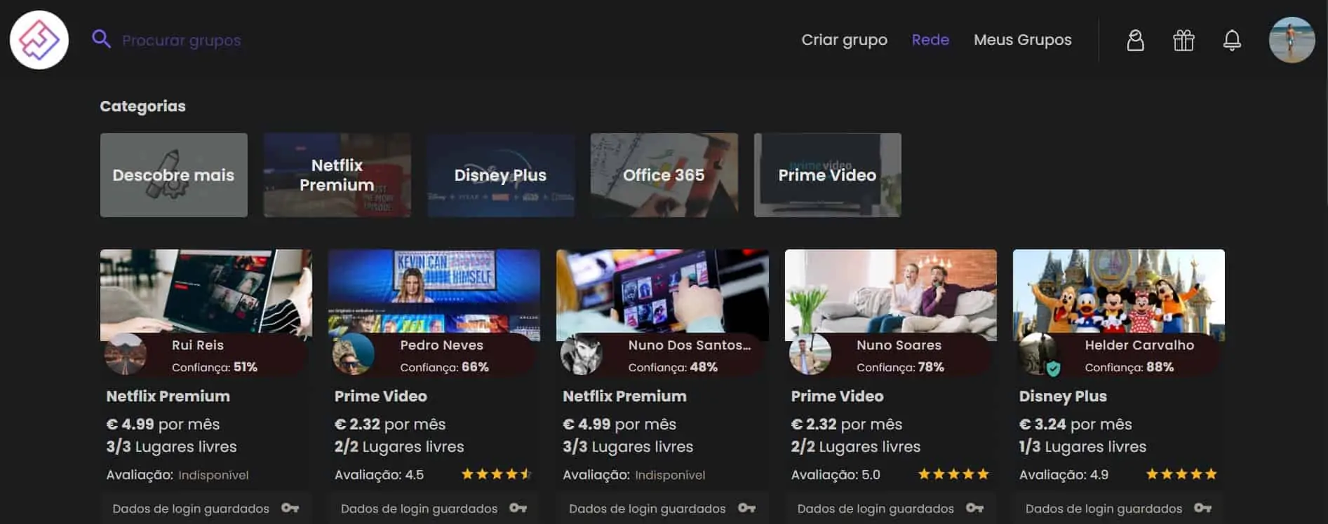 Adicionar membros a uma conta Netflix para partilhar o acesso ao