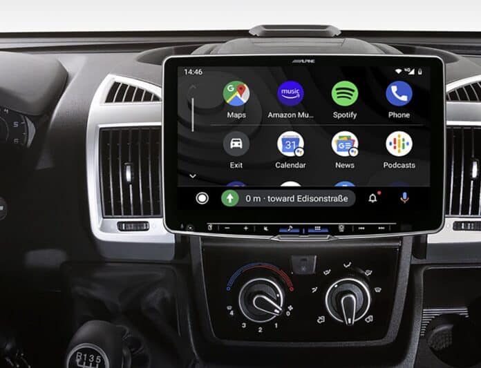 android auto novas aplicações, Android Auto com fios