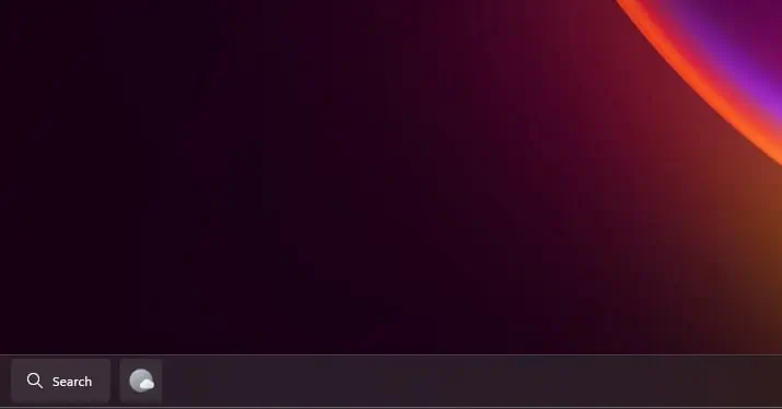 Windows 11 barra pesquisa