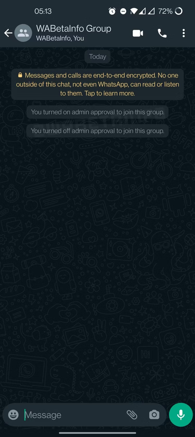 WhatsApp limitar grupos
