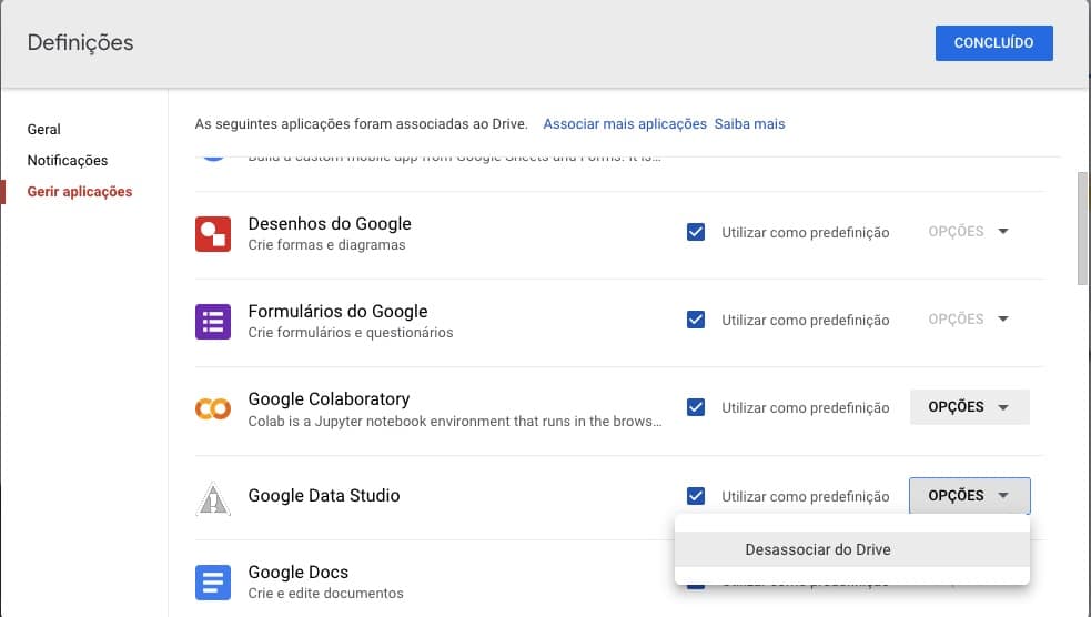 Access to Google Drive