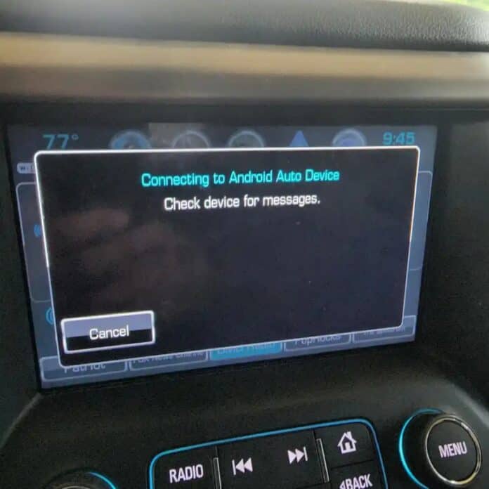 Android Auto condução