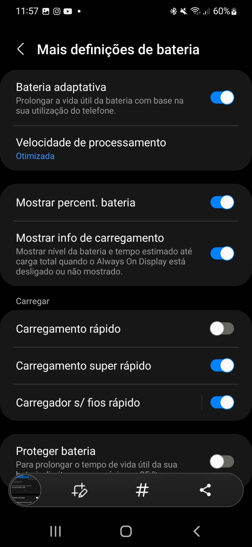 smartphone carregar mais rápido