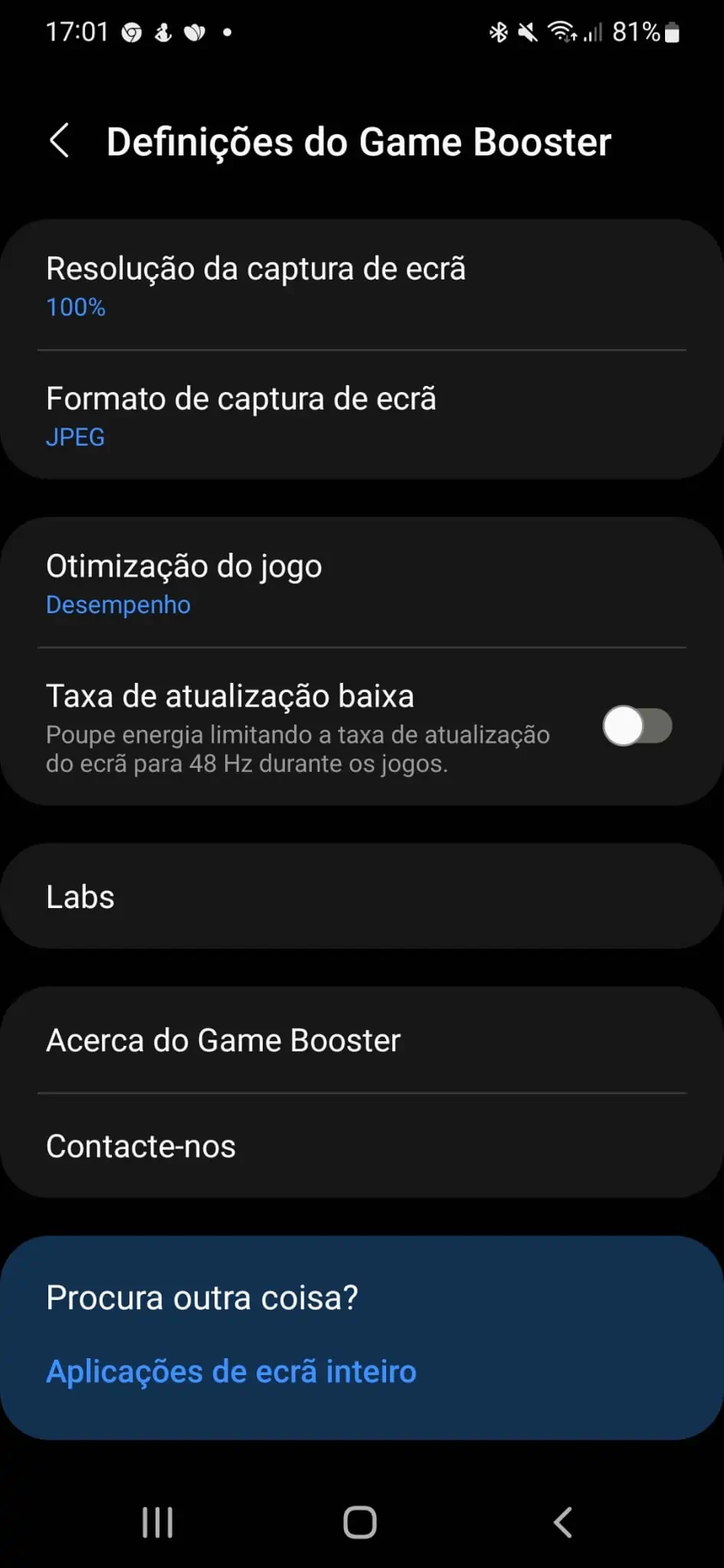 Samsung Galaxy Game Booster