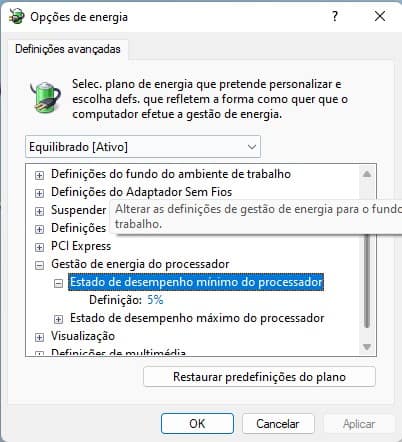 Windows processador máximo