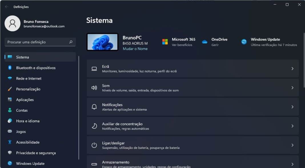 ajustar as definições de som no Windows 11