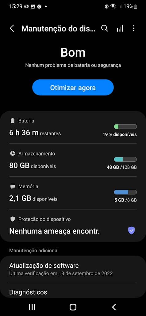 Samsung Galaxy apps problemas