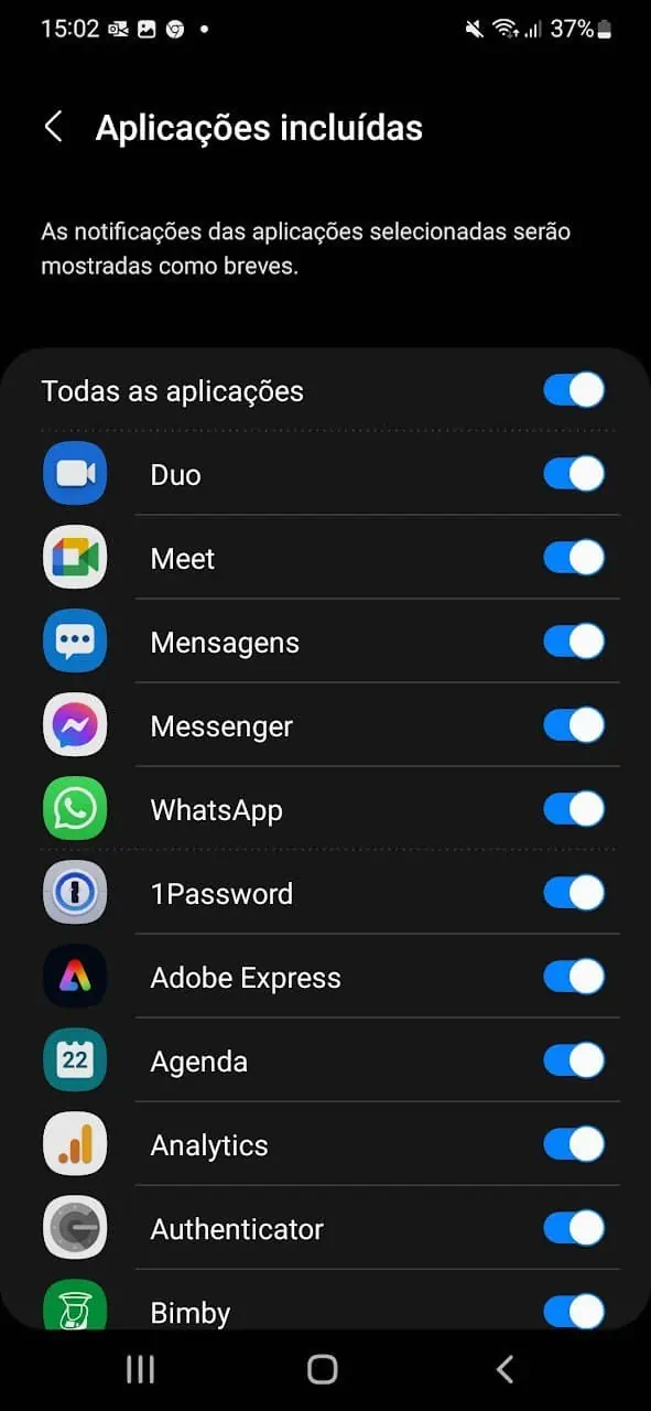 Android notificações não aparecem