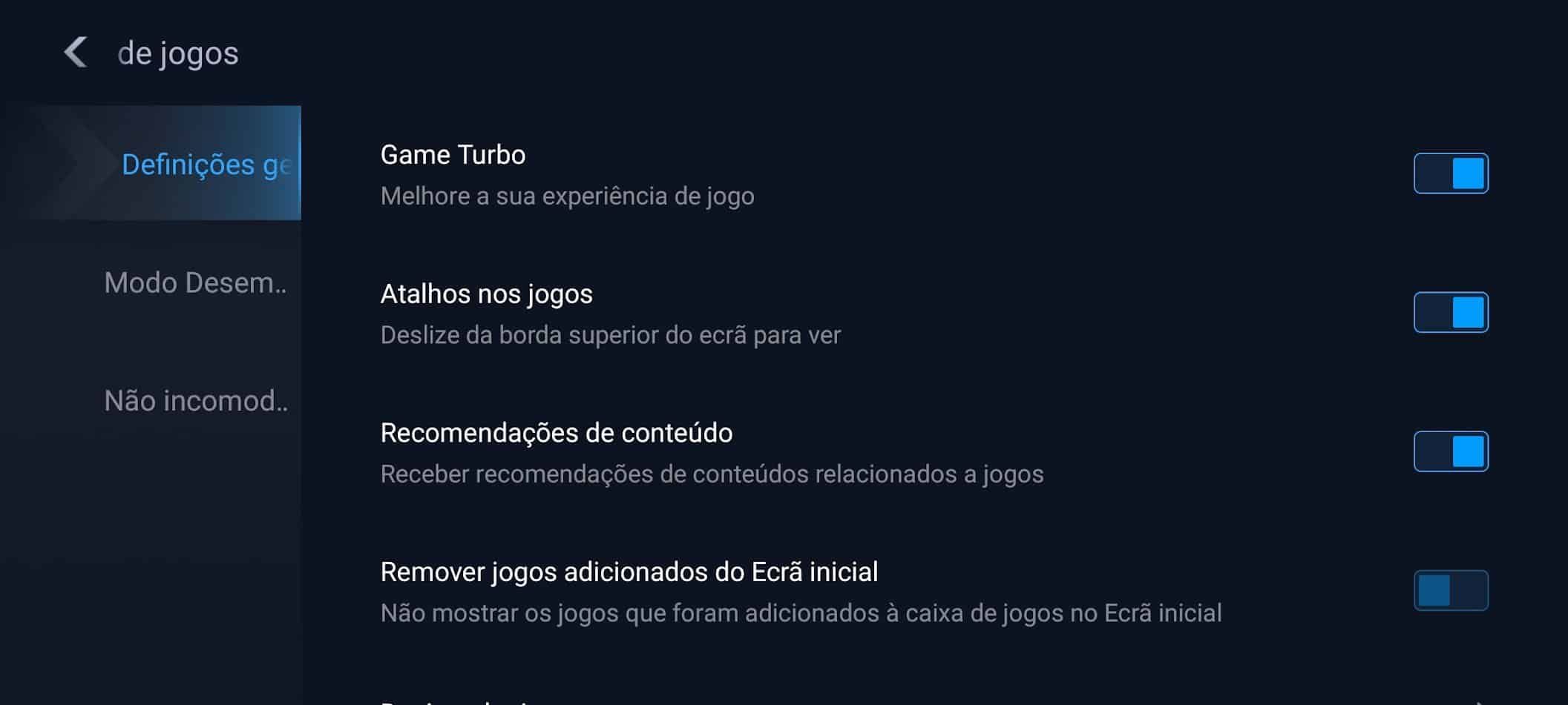 Xiaomi acelerar jogos