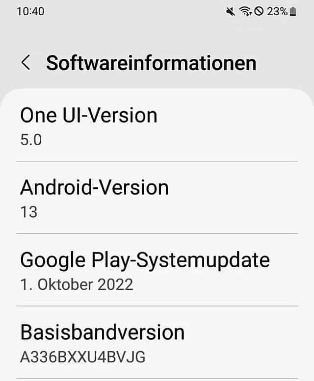 Android 13 Galaxy A33