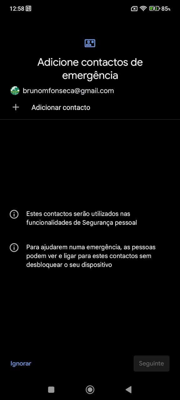 smartphone Xiaomi segurança pessoal