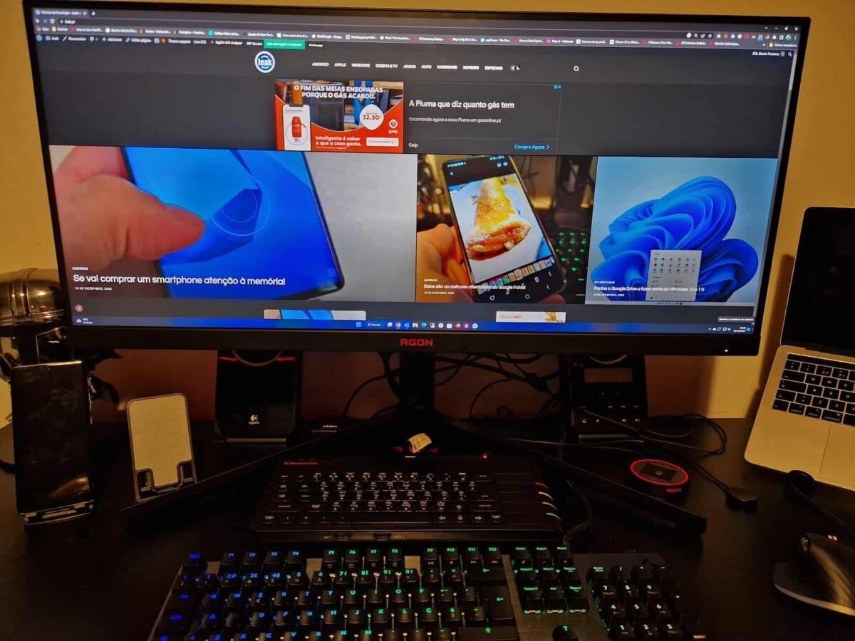 monitor curvo para plano